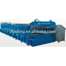 Steel roof panel roll forming machine